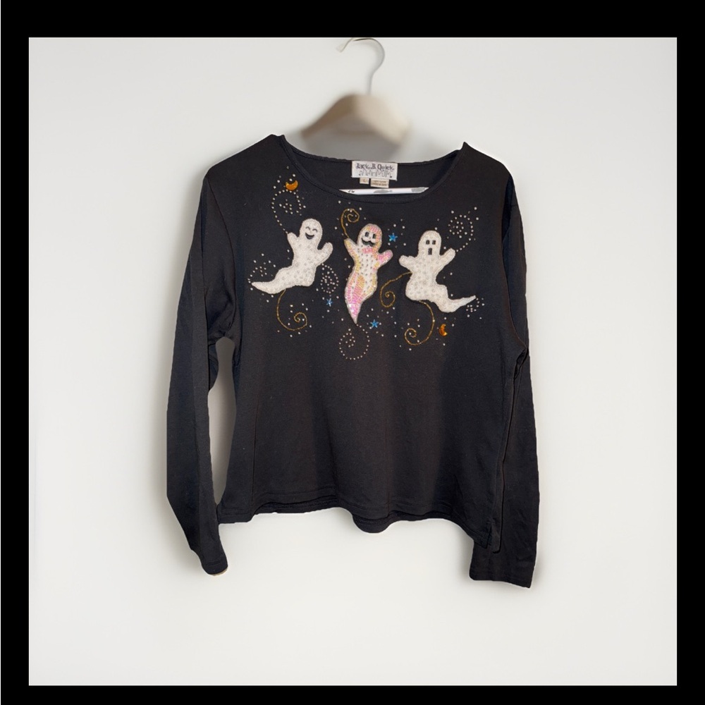 JACK B QUICK women’s Black Long Sleeve Fall/Halloween Top
